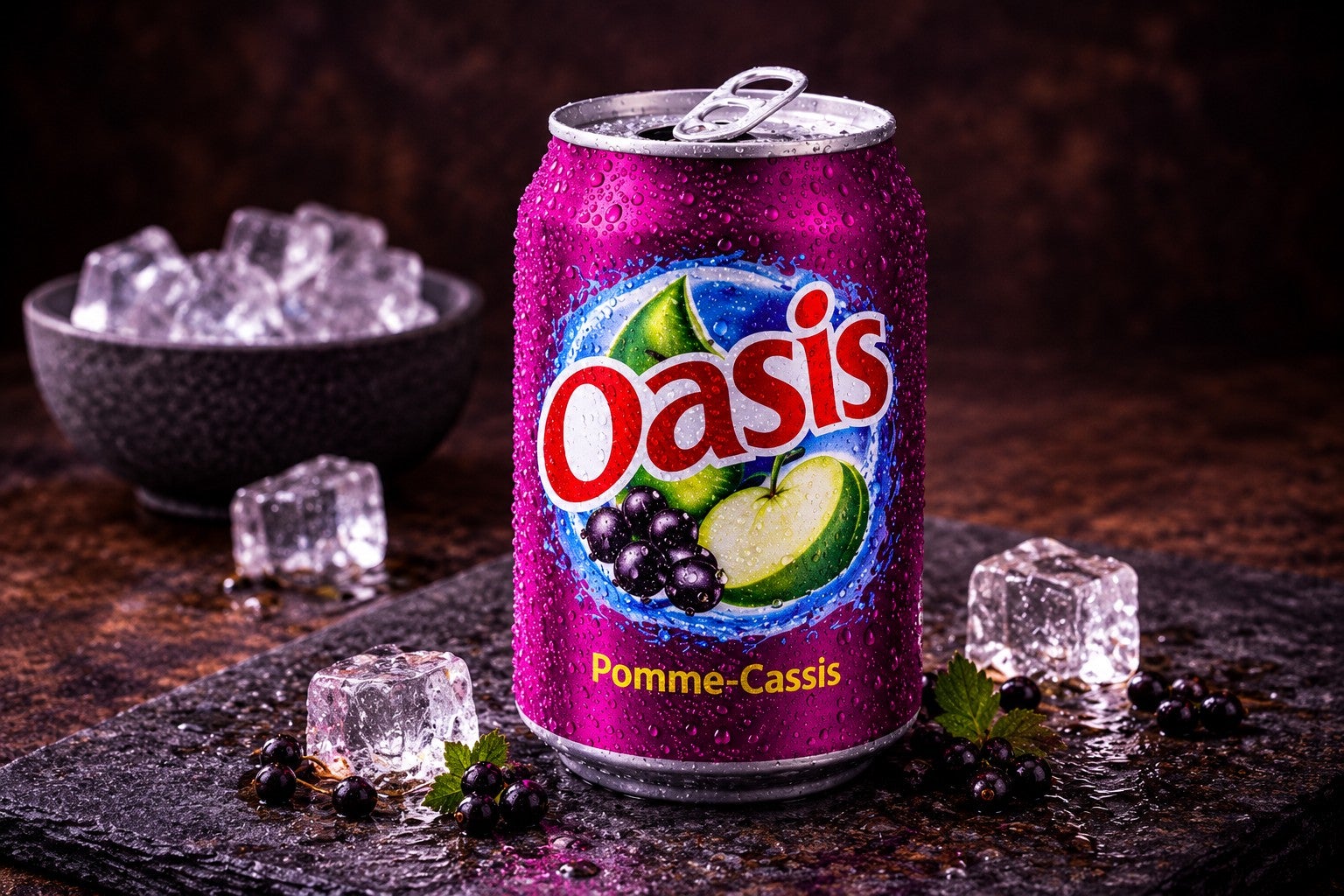 💚 OASIS POMME-CASSIS FRAMBOISE 33CL