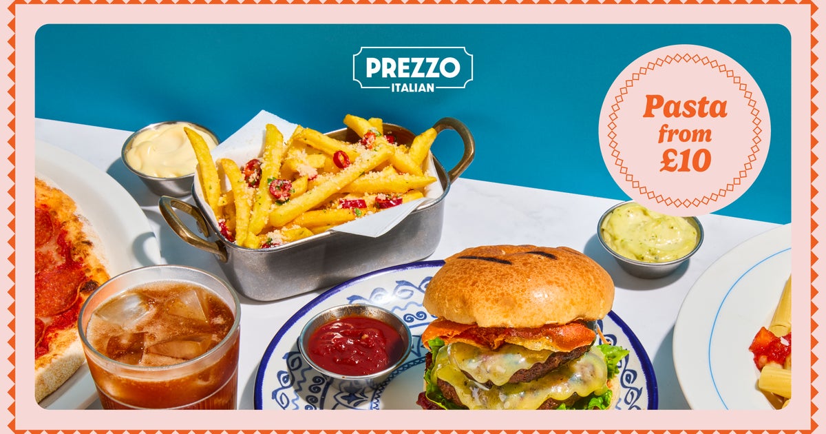 Prezzo Italian Pasta & Pizza - Bury St Edmunds delivery from Bury St ...