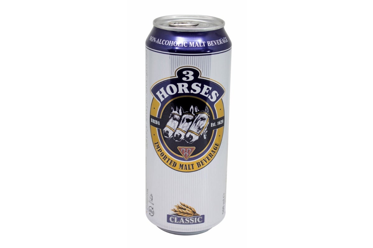 3 Horses Non-Alcoholic Malt Beverage 500ml Imported
