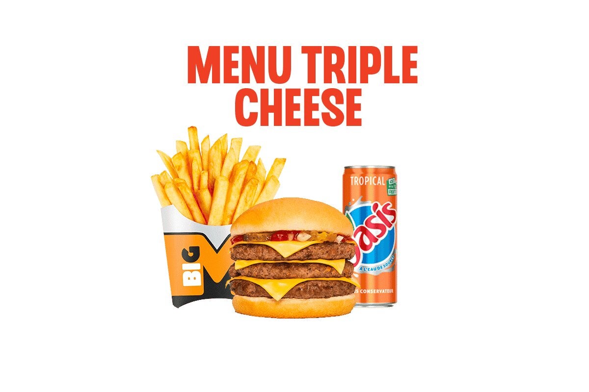 Menu Triple CheeseBurger M