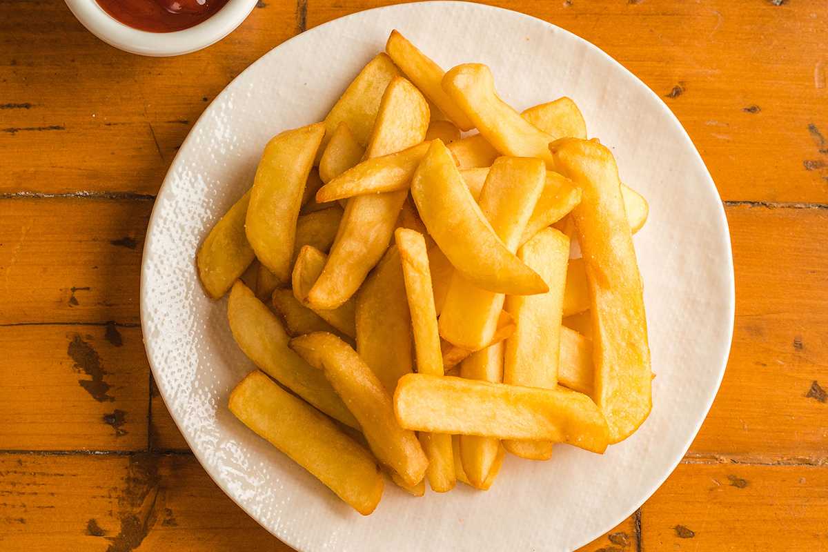 Thick Cut Fries By The Kitchen