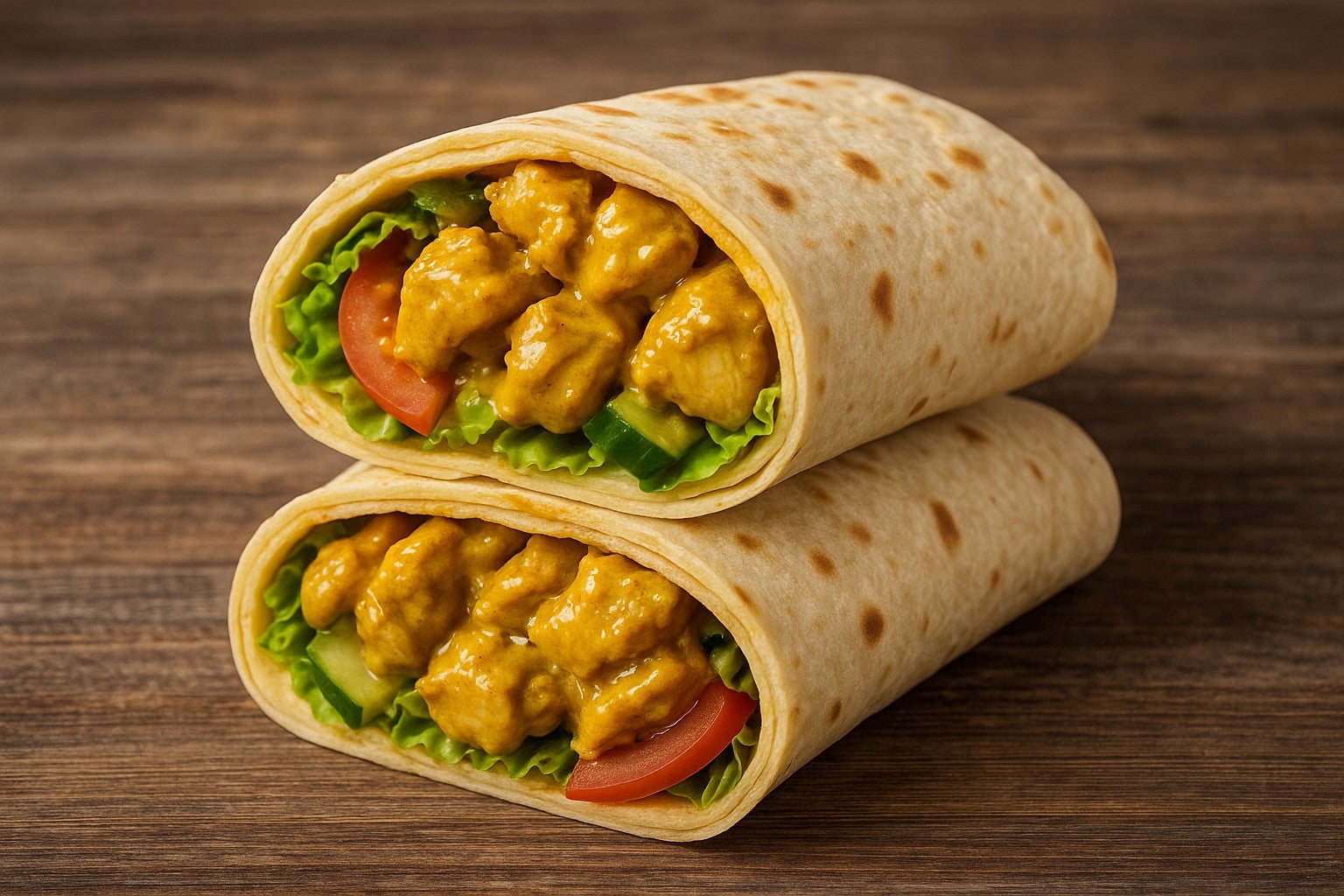 Durum Poulet Curry 🏠🥙