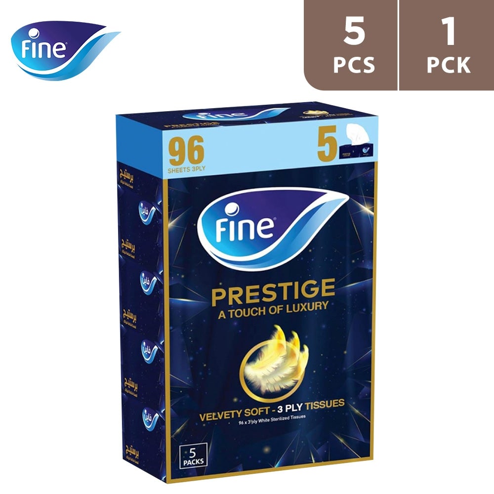 Fine Prestige Facial Tissue 4 + 1 Free