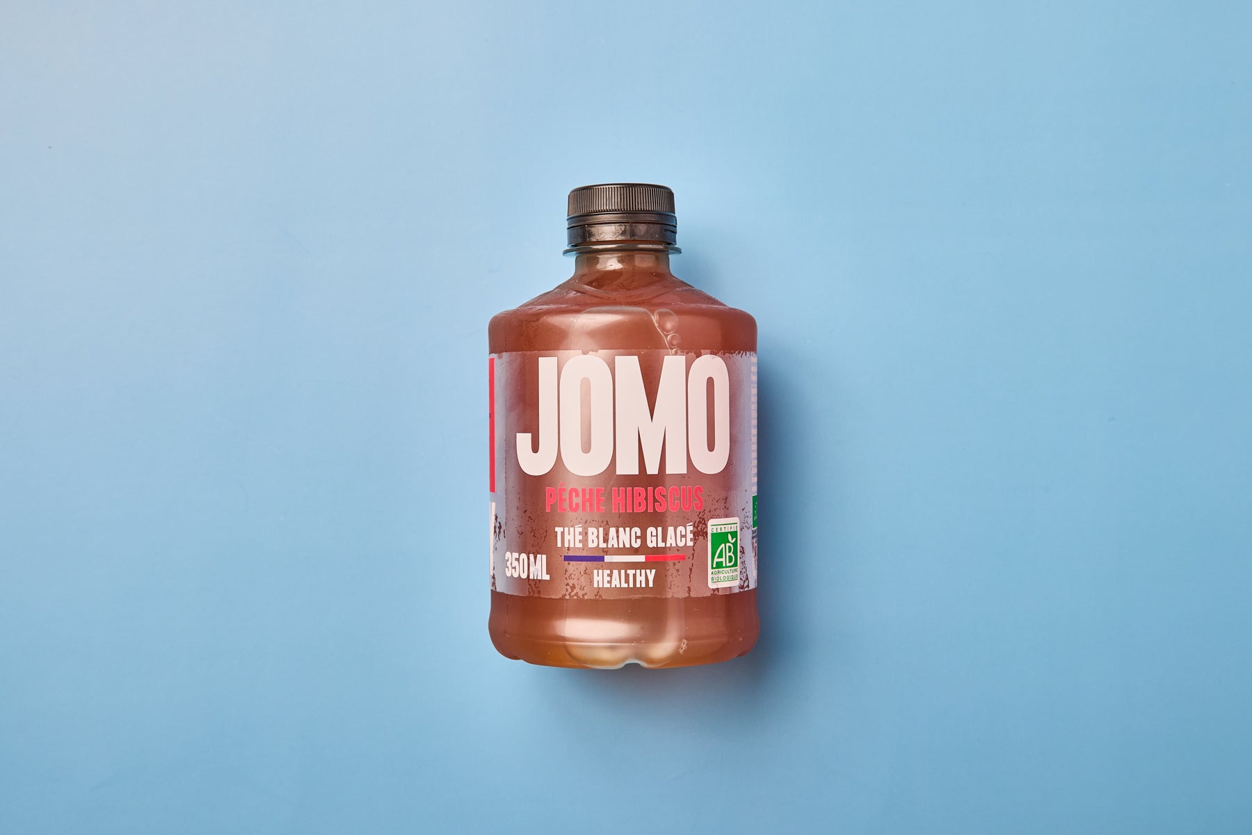 Thé blanc glacé Jomo 100 % BIO - Pêche Hibiscus