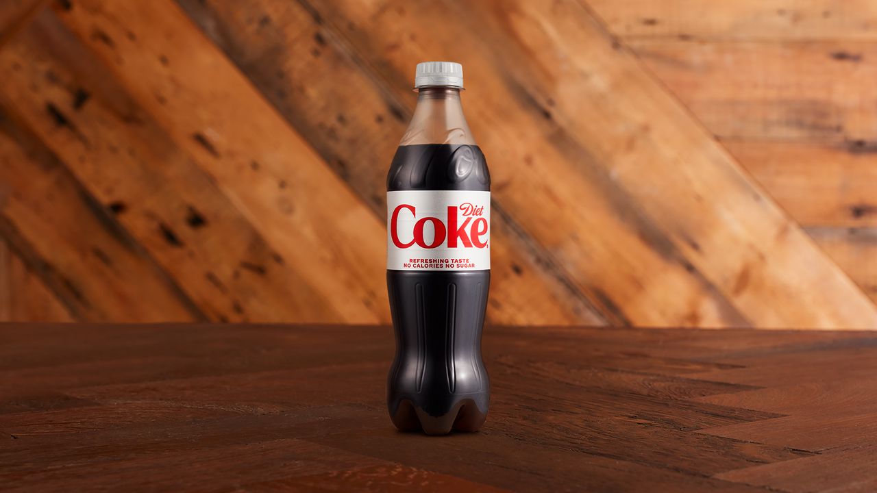 Bottle of Diet Coke