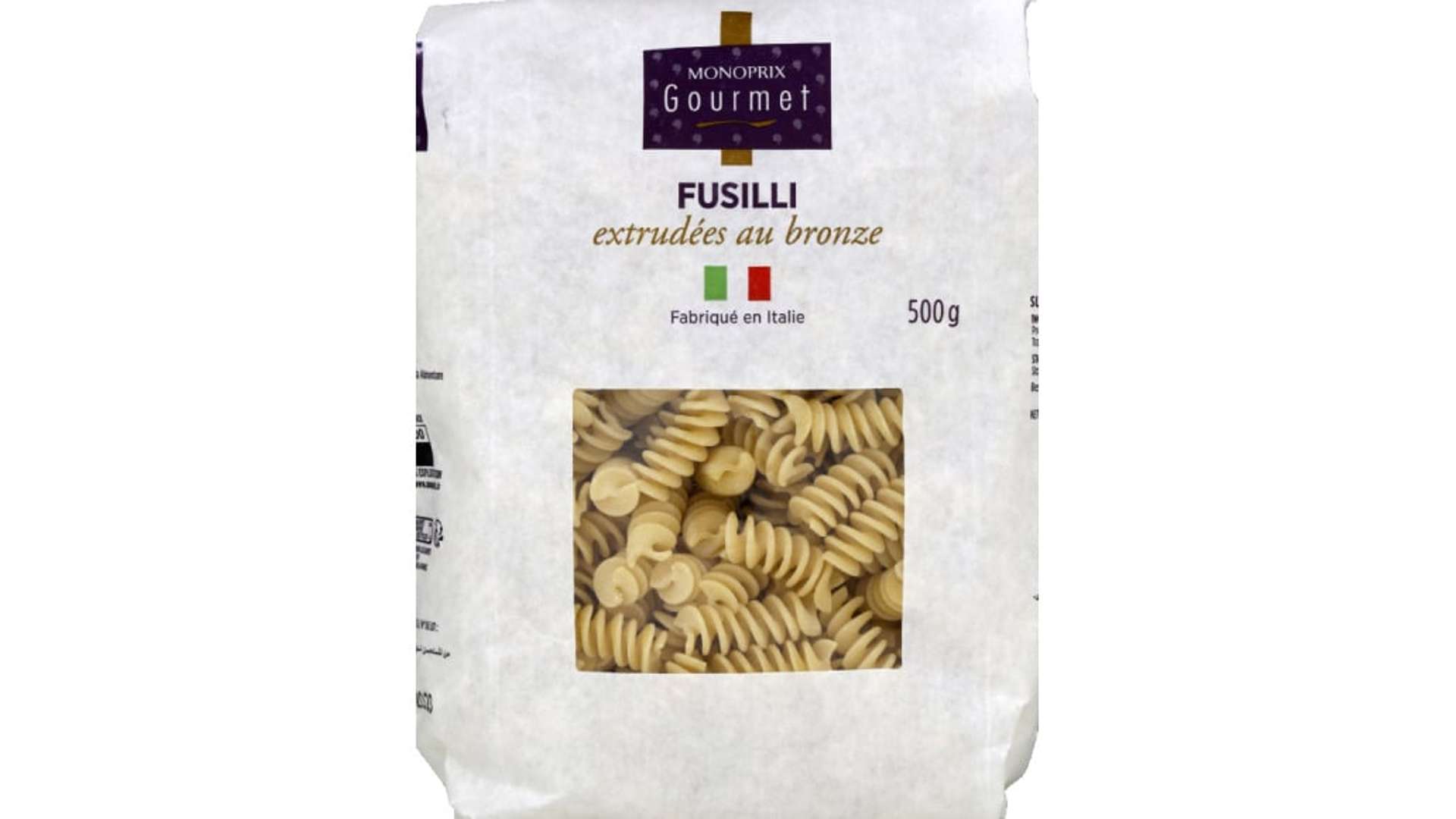 Monoprix Gourmet Fusilli Le paquet de 500 g