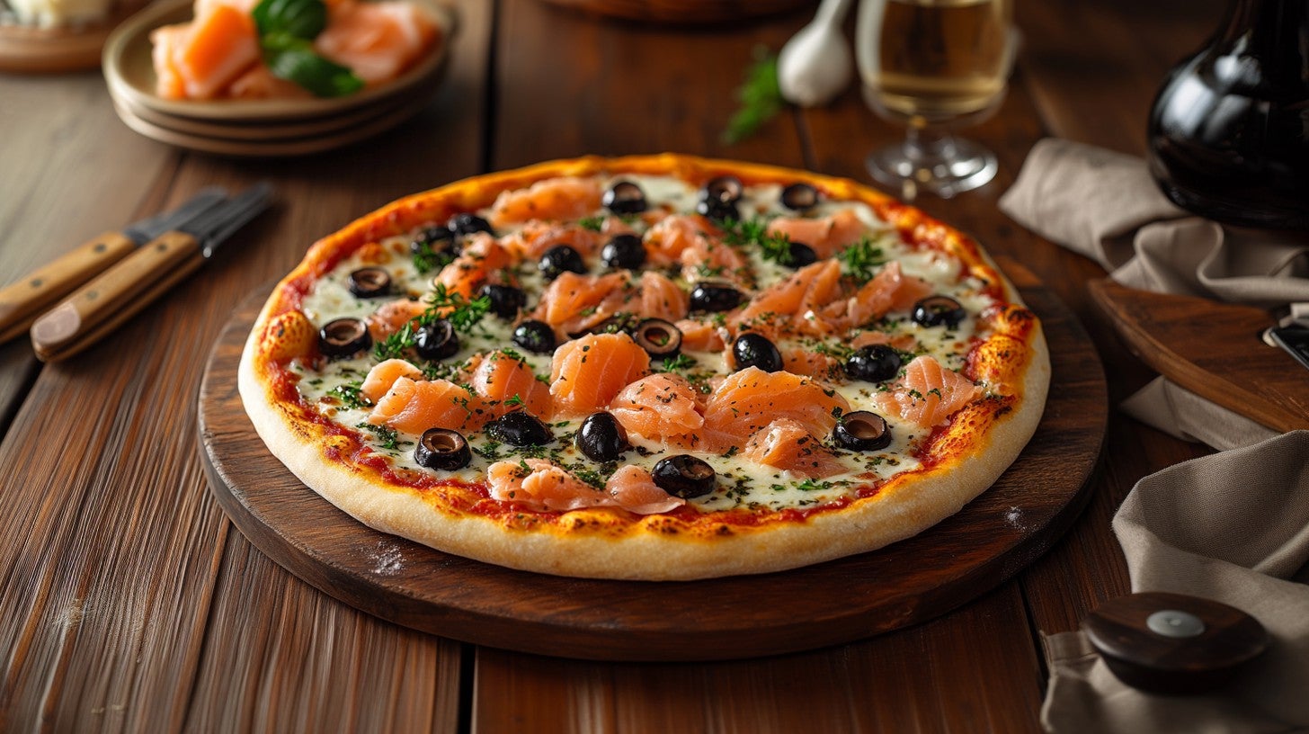 Pizza saumon