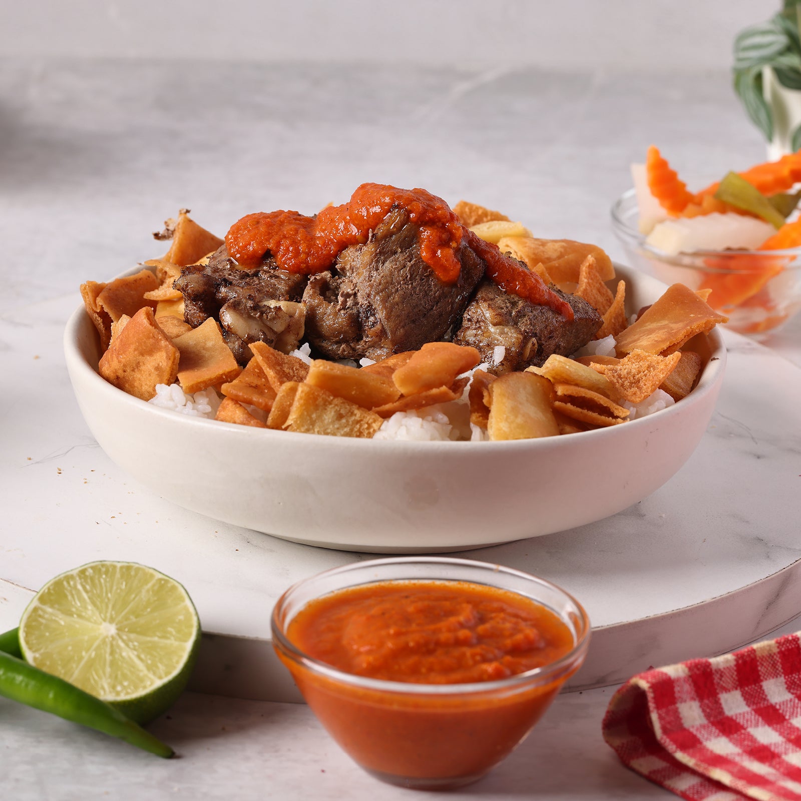 Meat Fatteh
