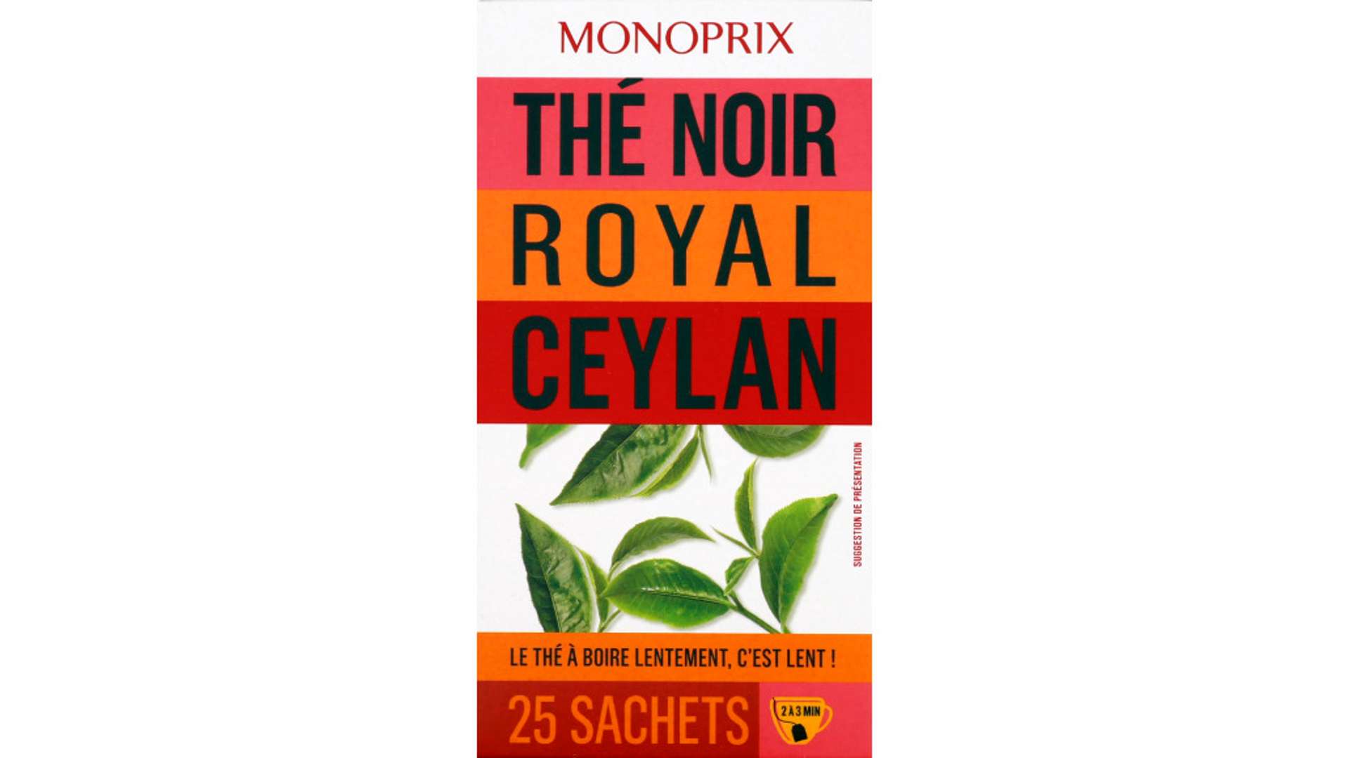 Monoprix The Royal Ceylan La boite de 25 sachets - 50 g
