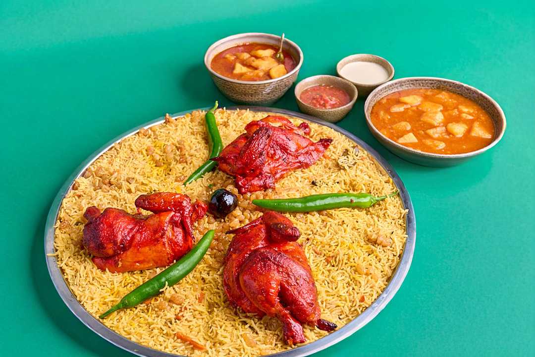 Bukhari Roasted Chicken with rice