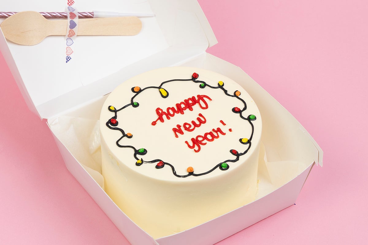 Bulbs Happy New Year Cake
