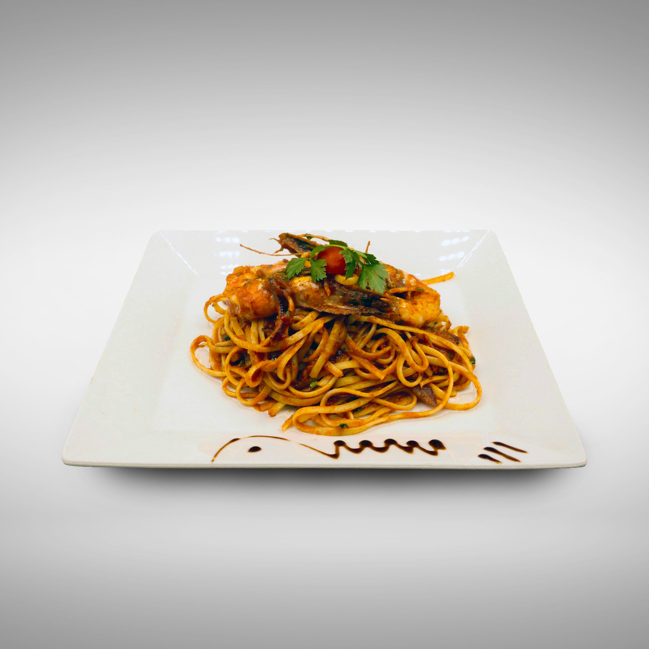 Linguine aux gambas