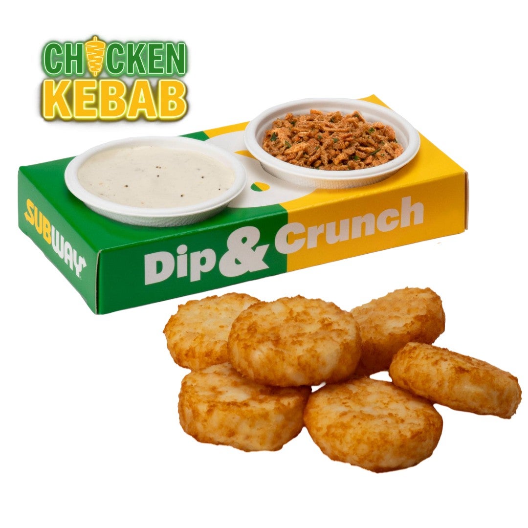 Dip & Crunch Kebab + 6 Röstis