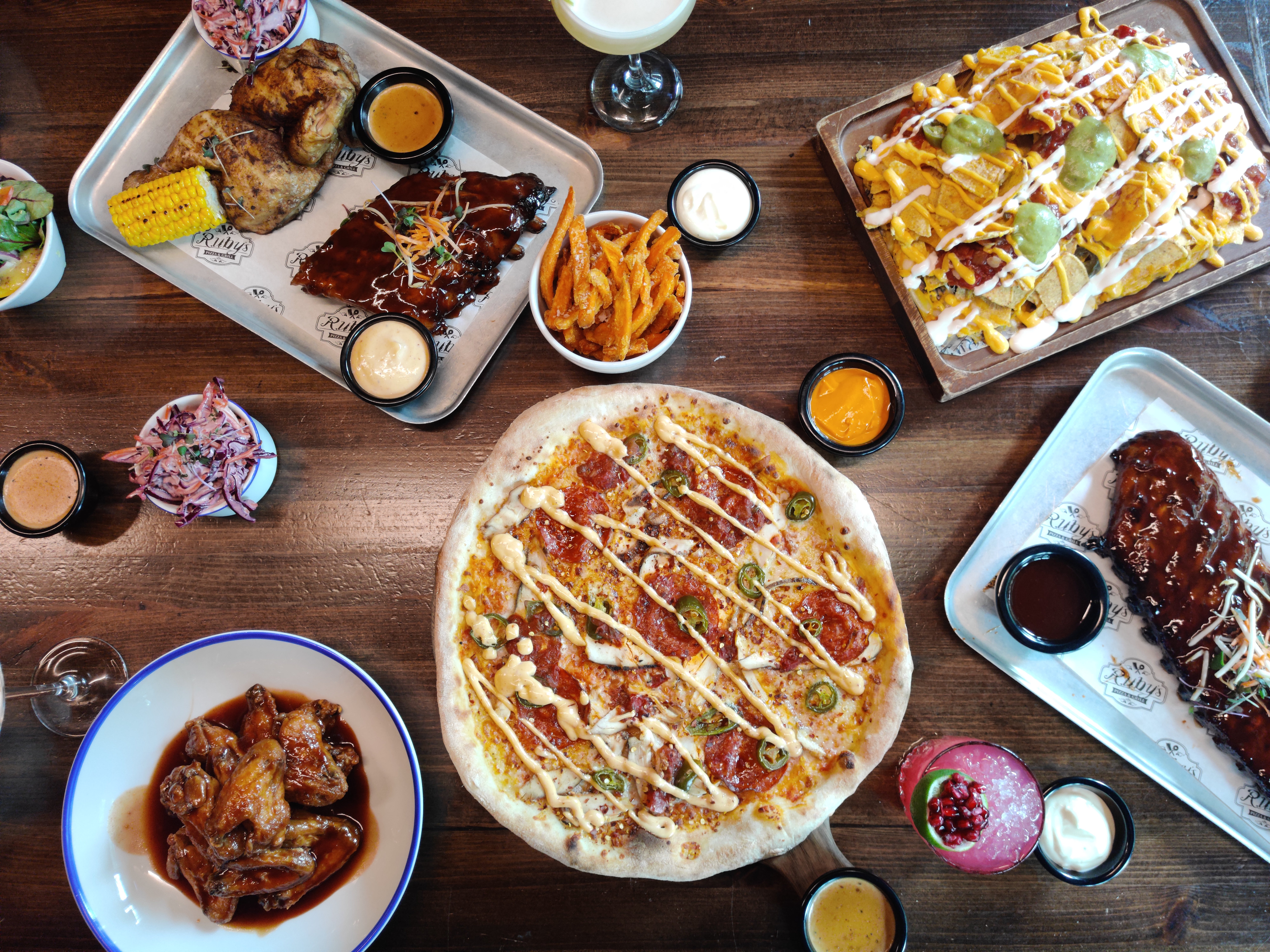 Ruby's Pizza and Grill delivery from Financial Services Centre Order