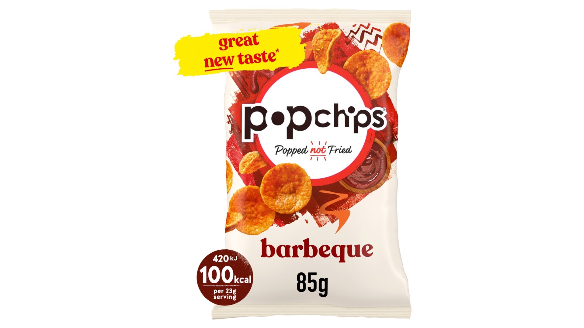 Popchips Barbeque Sharing Crisps 85g