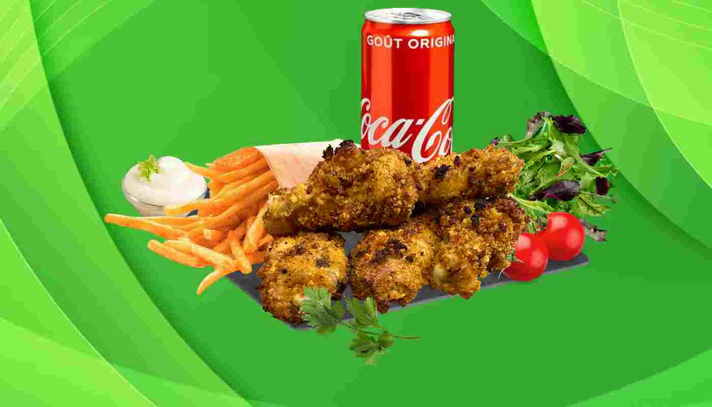 Menu solo chicken 🍗🍟🥤
