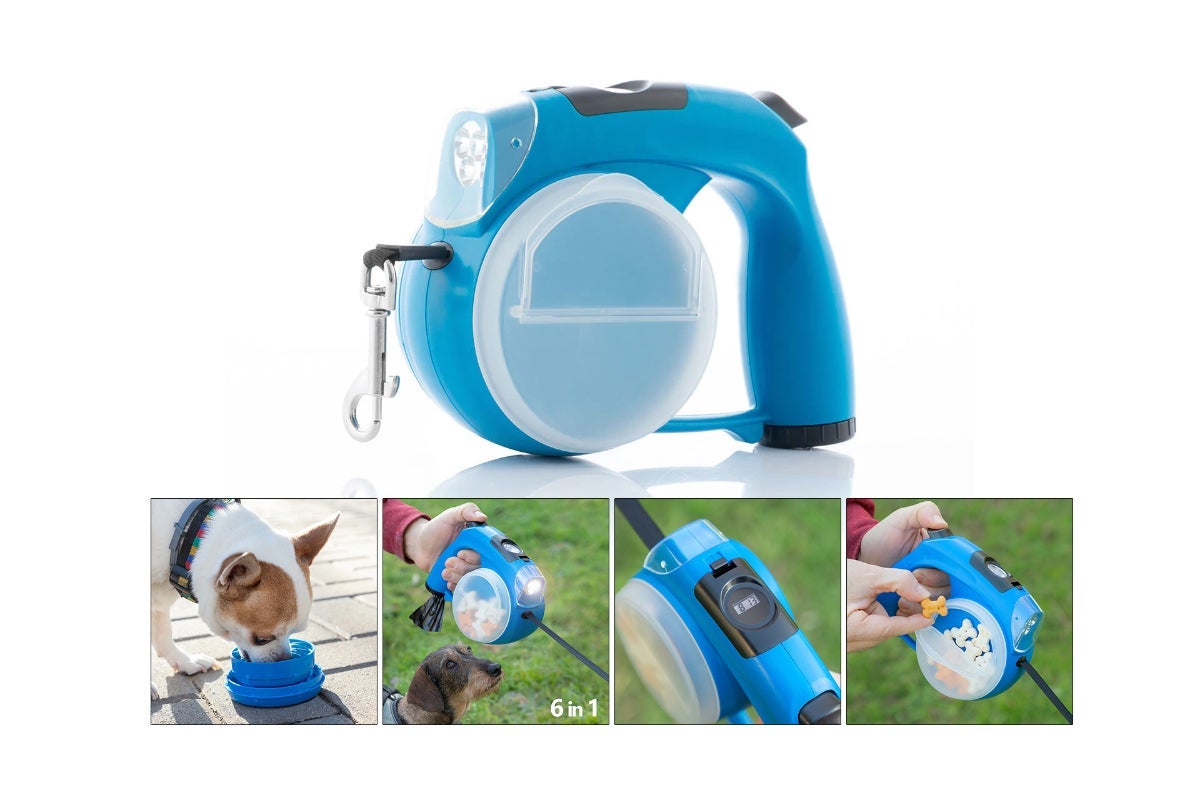 6-in-1 Retractable Dog Leash Compet InnovaGoods