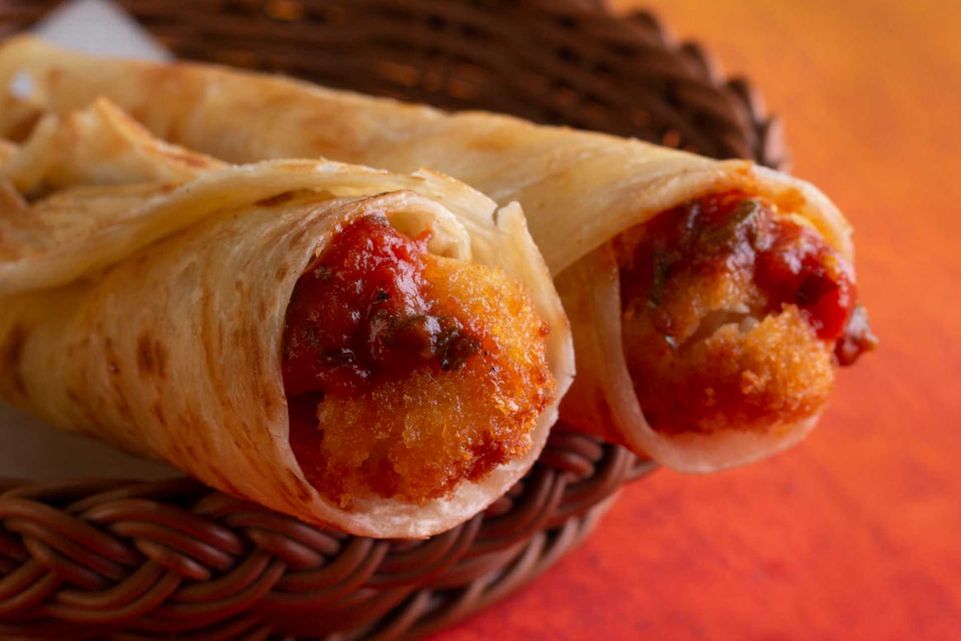 Fried Halloum Chapati Roti