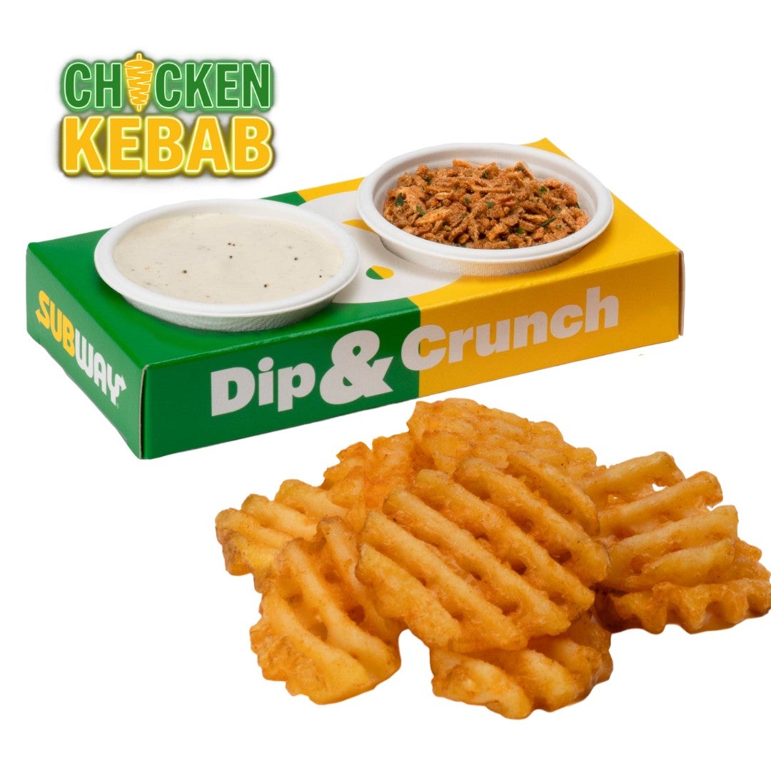 Dip & Crunch Kebab + 150g Gauf'fries