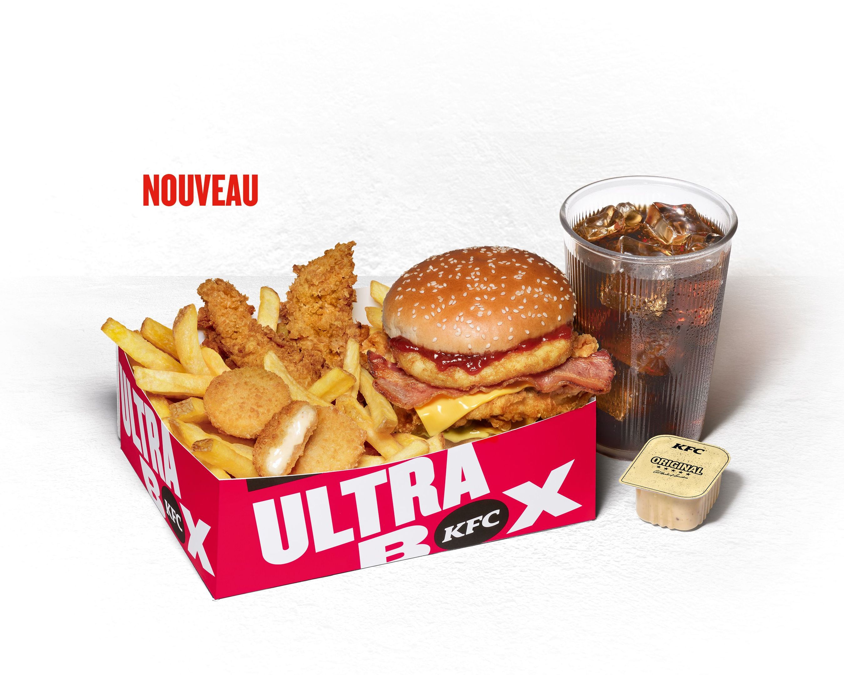 ULTRABOX TOWER CHEESE & BACON DE POULET