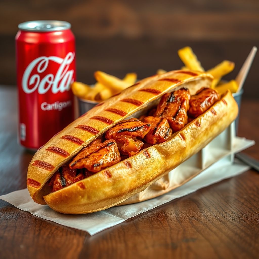 Panini poulet tandoori