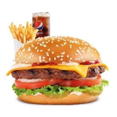 Big Deluxe Burger Combo - Large