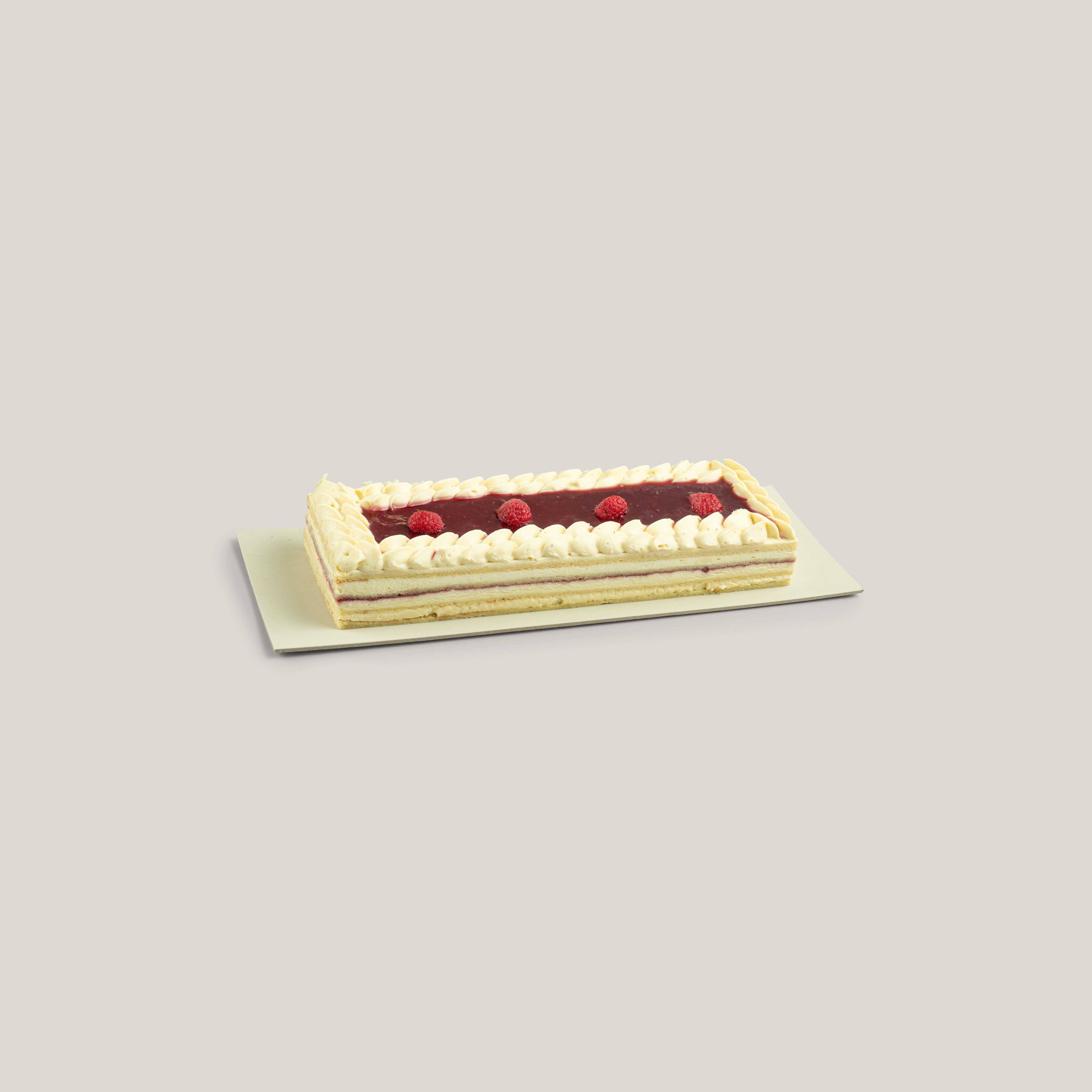 Vanilla Raspberry Cake