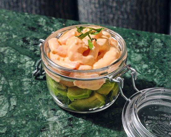 Verrine Avocat & Crevettes