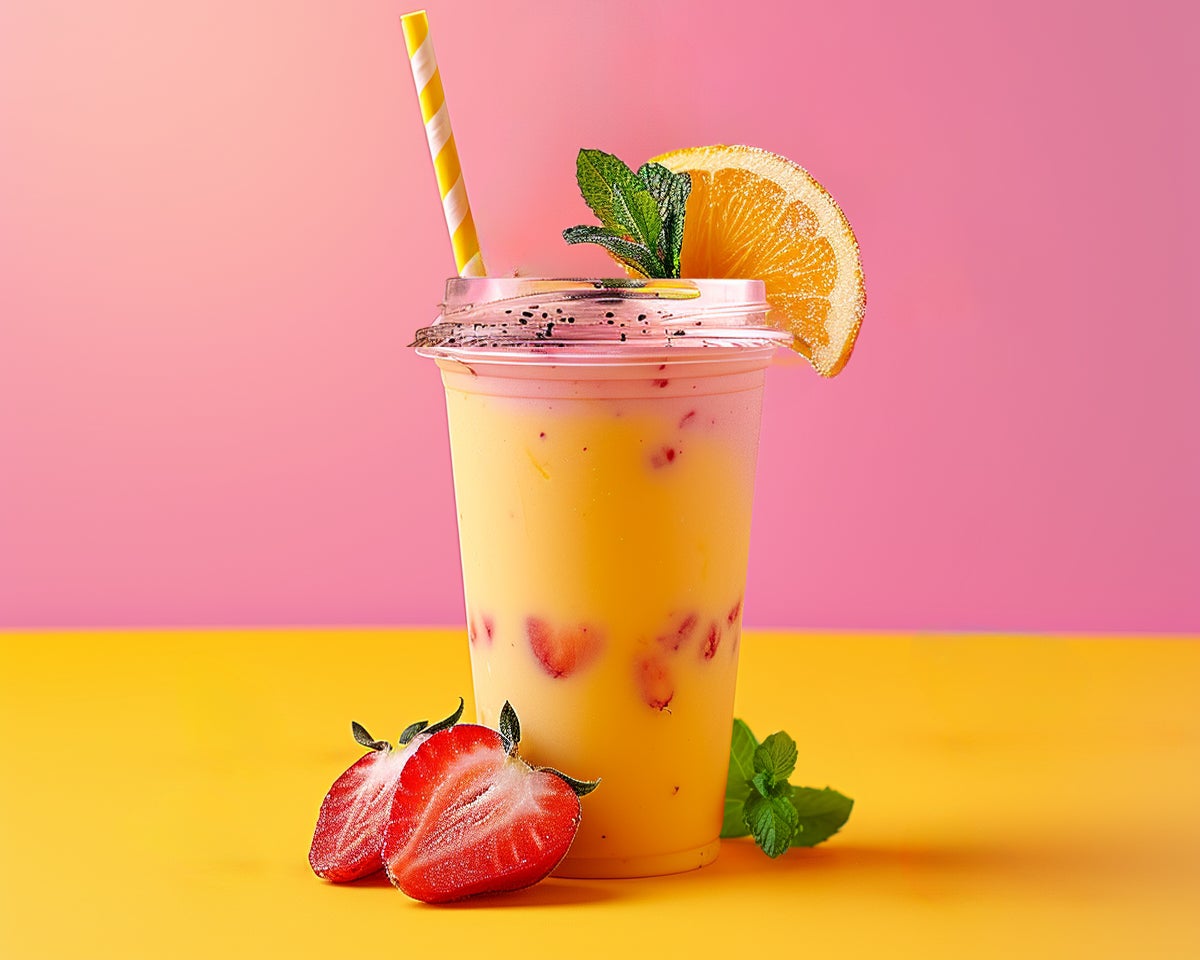 Fresh Smoothie 🍓🍊