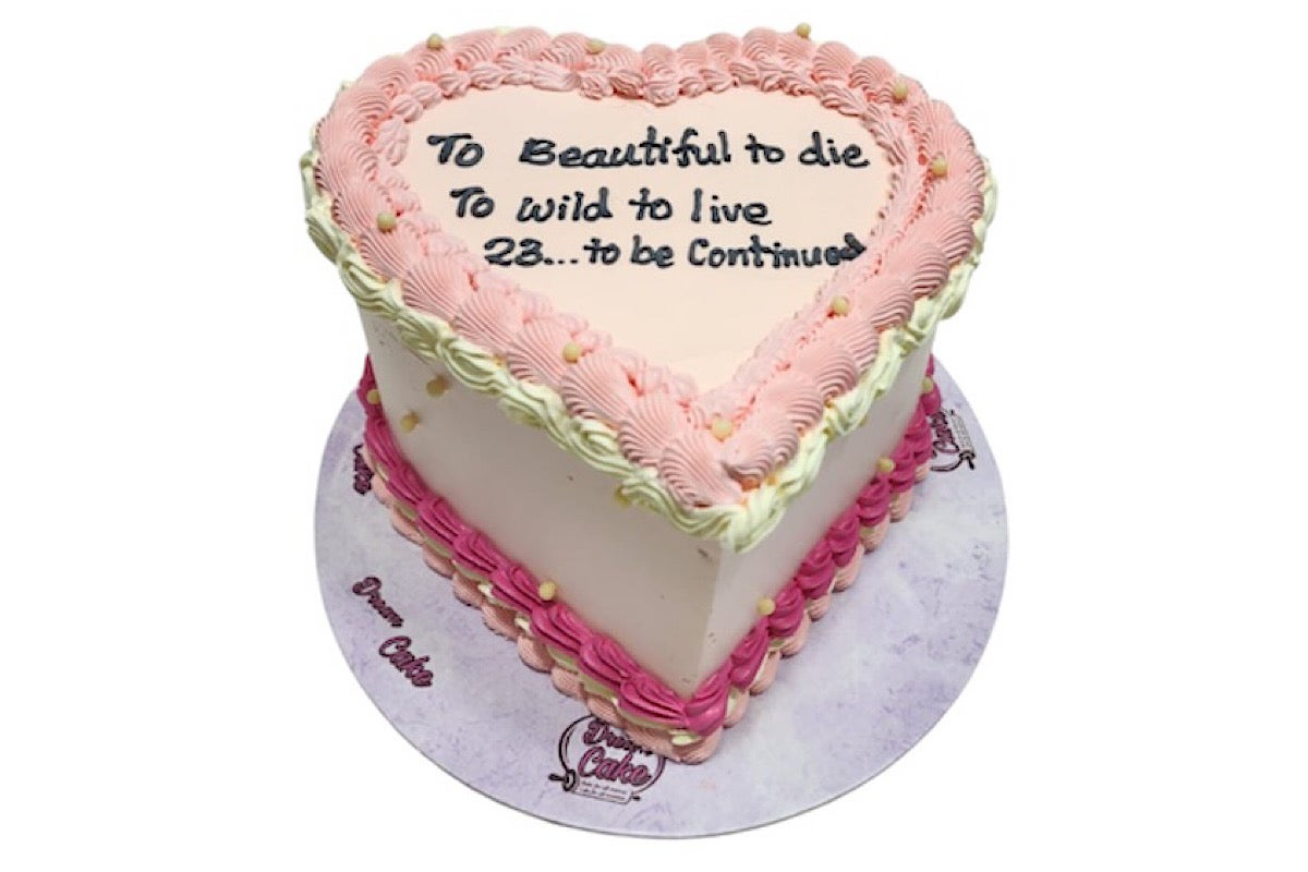 Heart Pink Cake 2