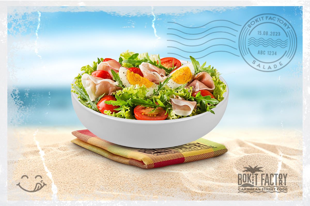 Composez votre salade 🥬🍅🐔