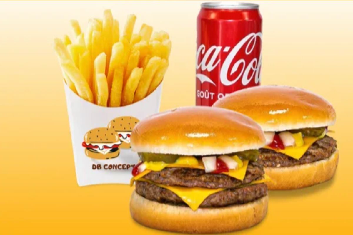 Menu DB2 - 1 Cheeseburger + 1 Double Cheeseburger