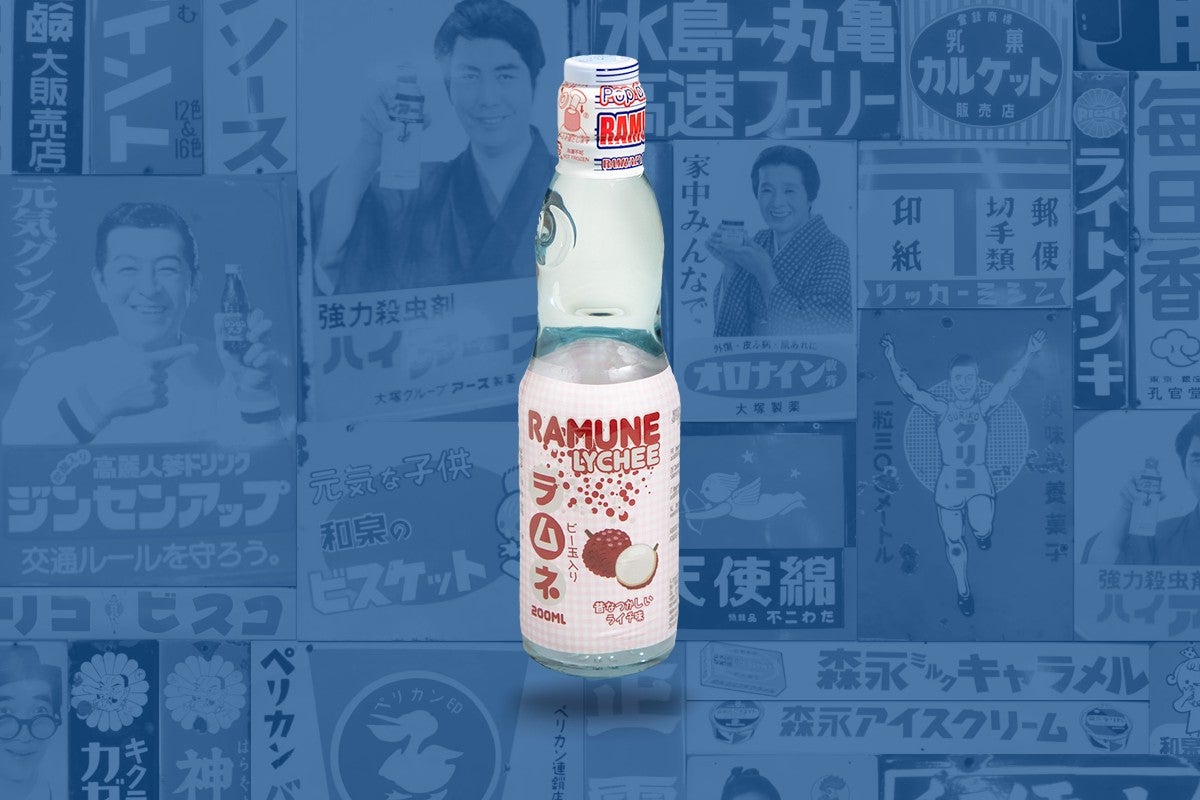 Limonade japonaise ramune litchi
