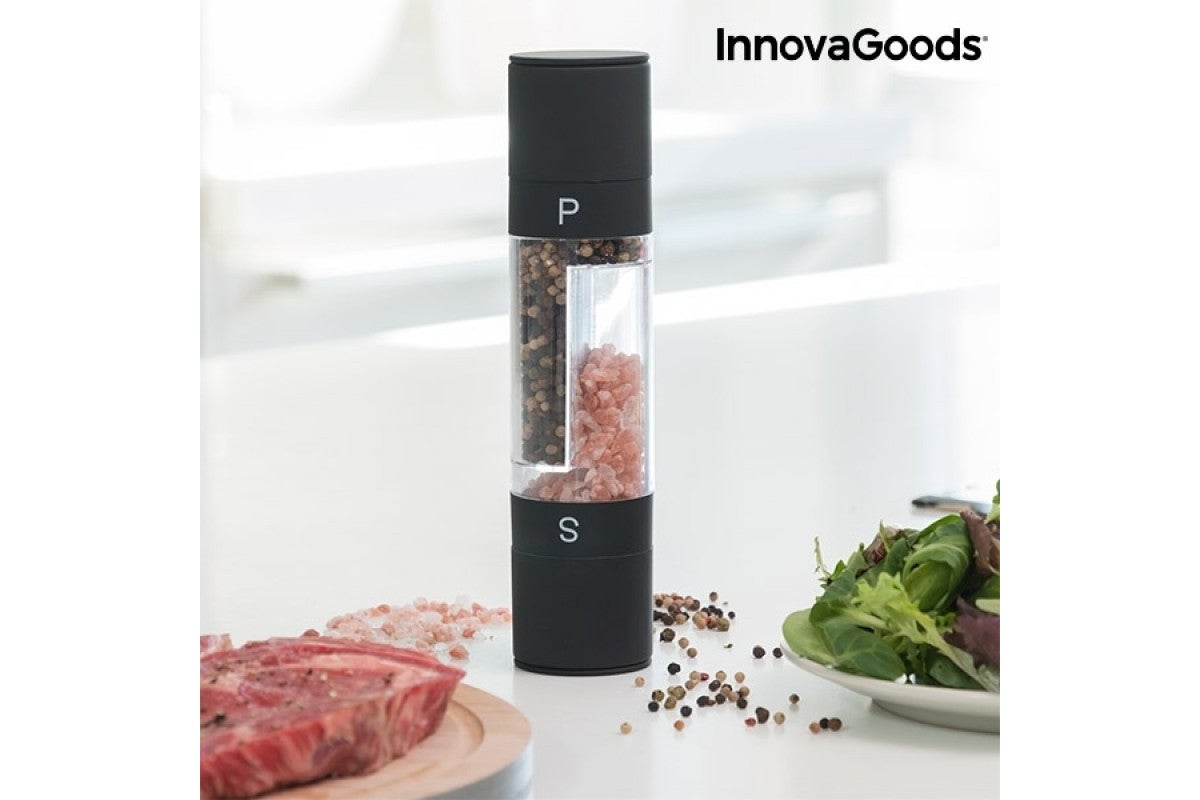 InnovaGoods 2 in 1 Salt and Pepper Mill