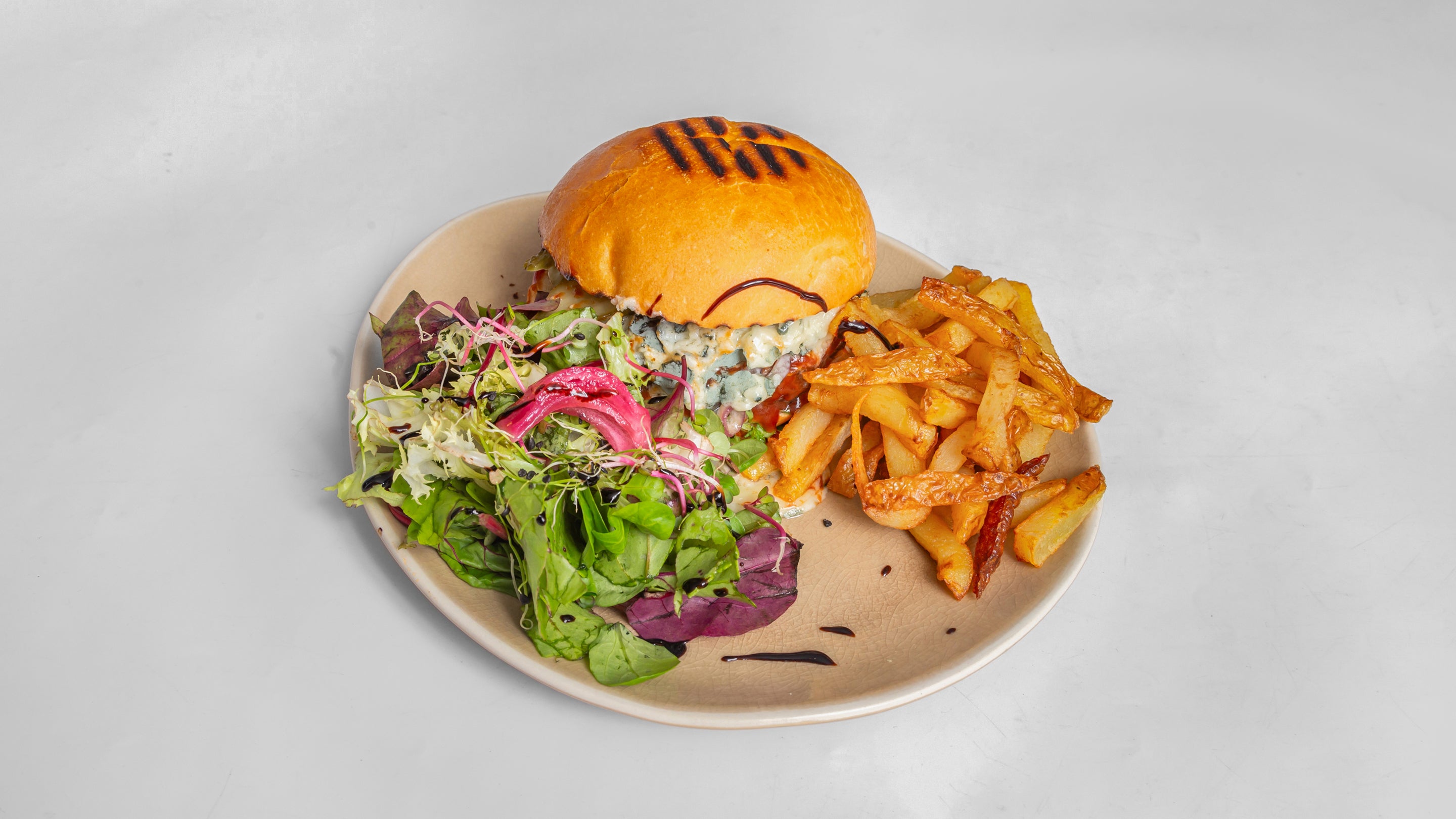 Burger Bœuf au Bleu d’Auvergne
