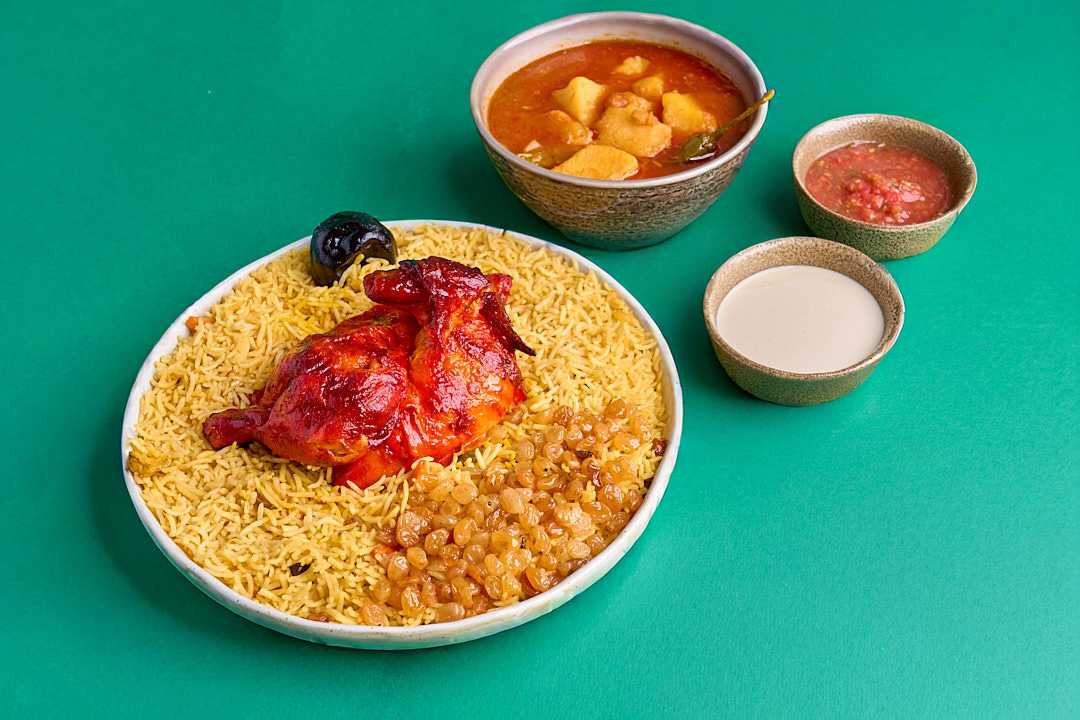 Bukhari Roasted Chicken With Rice