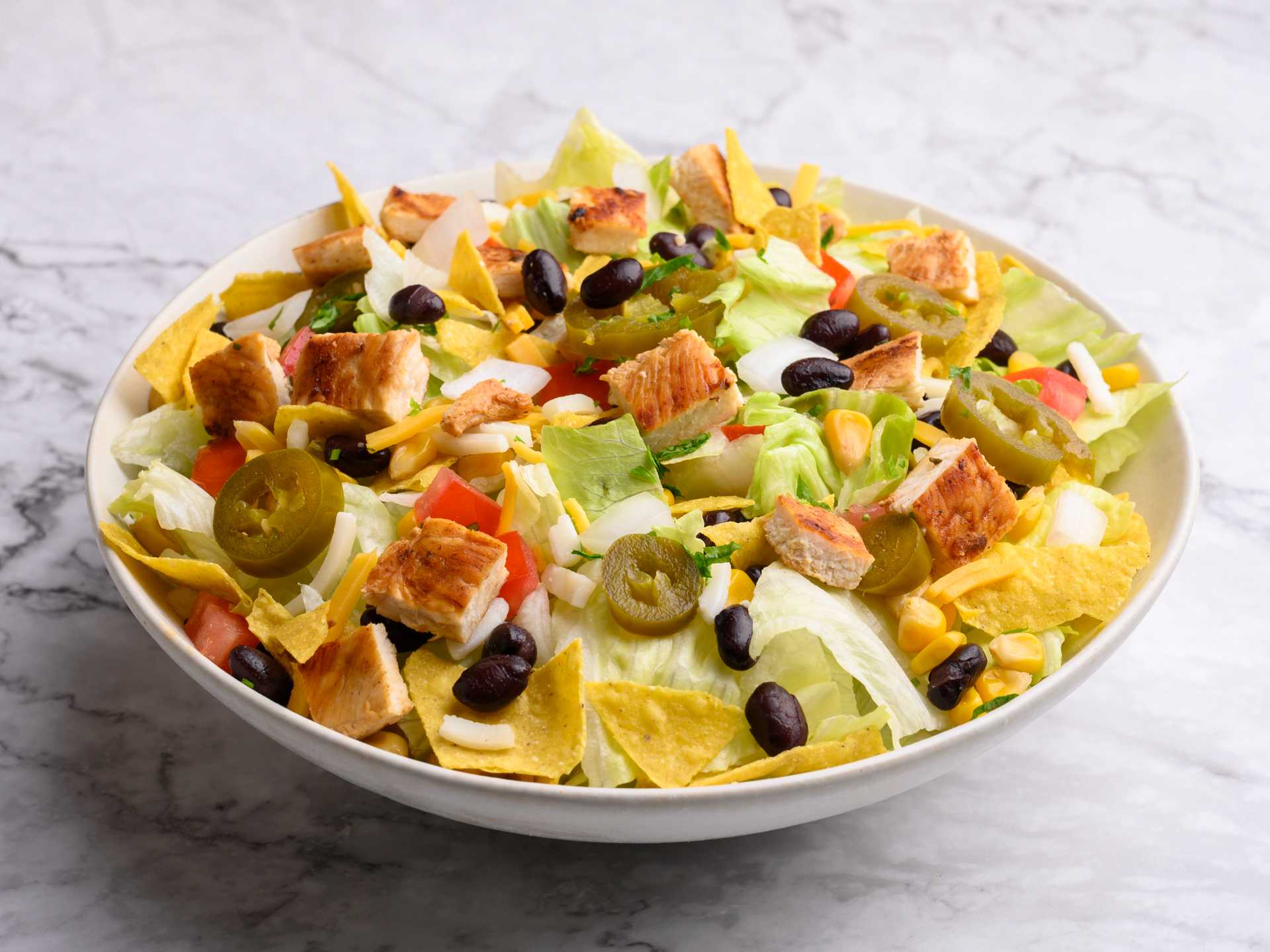 Nacho Chicken & Corn Salad