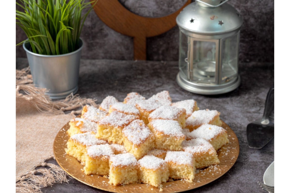 Coconut Basbousa