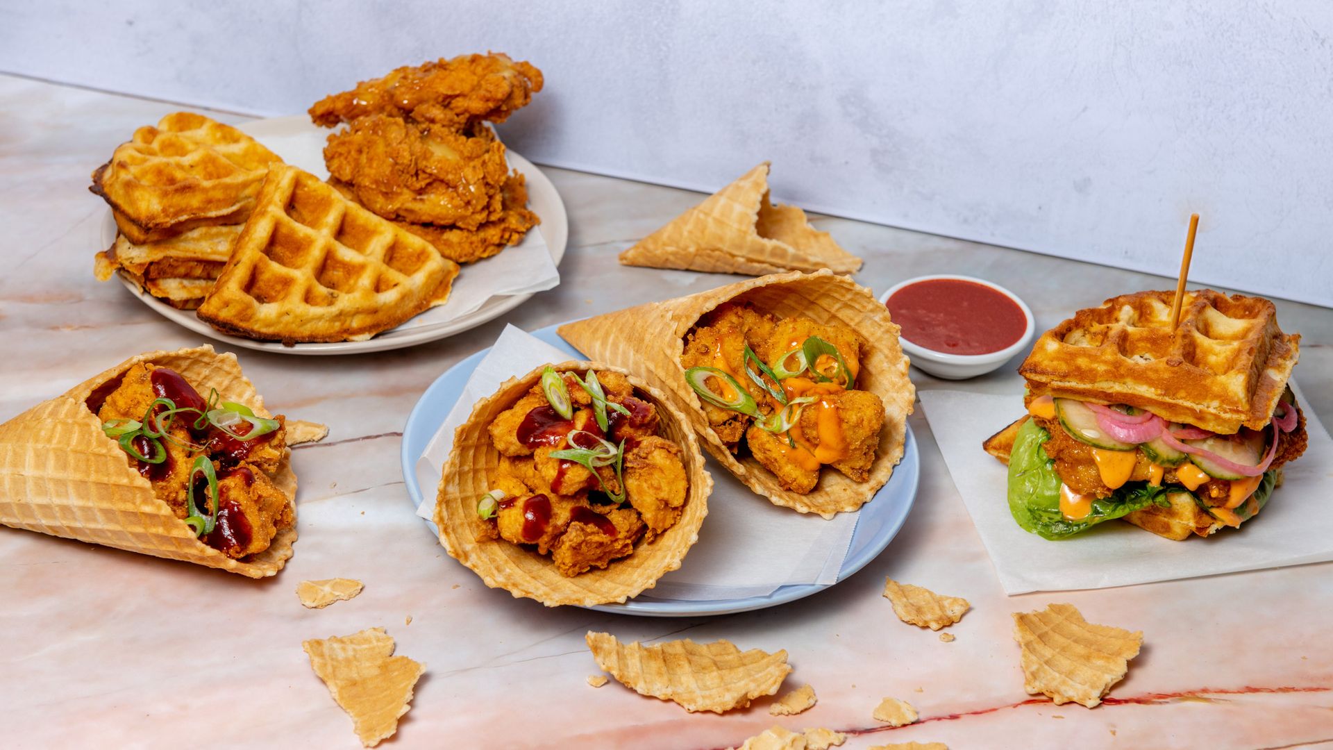 Iconic Waffles delivery from Leeds City Centre Order with Deliveroo