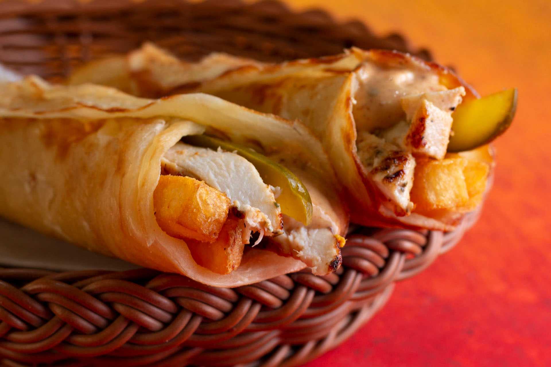 Chicken Shawarma Chapati