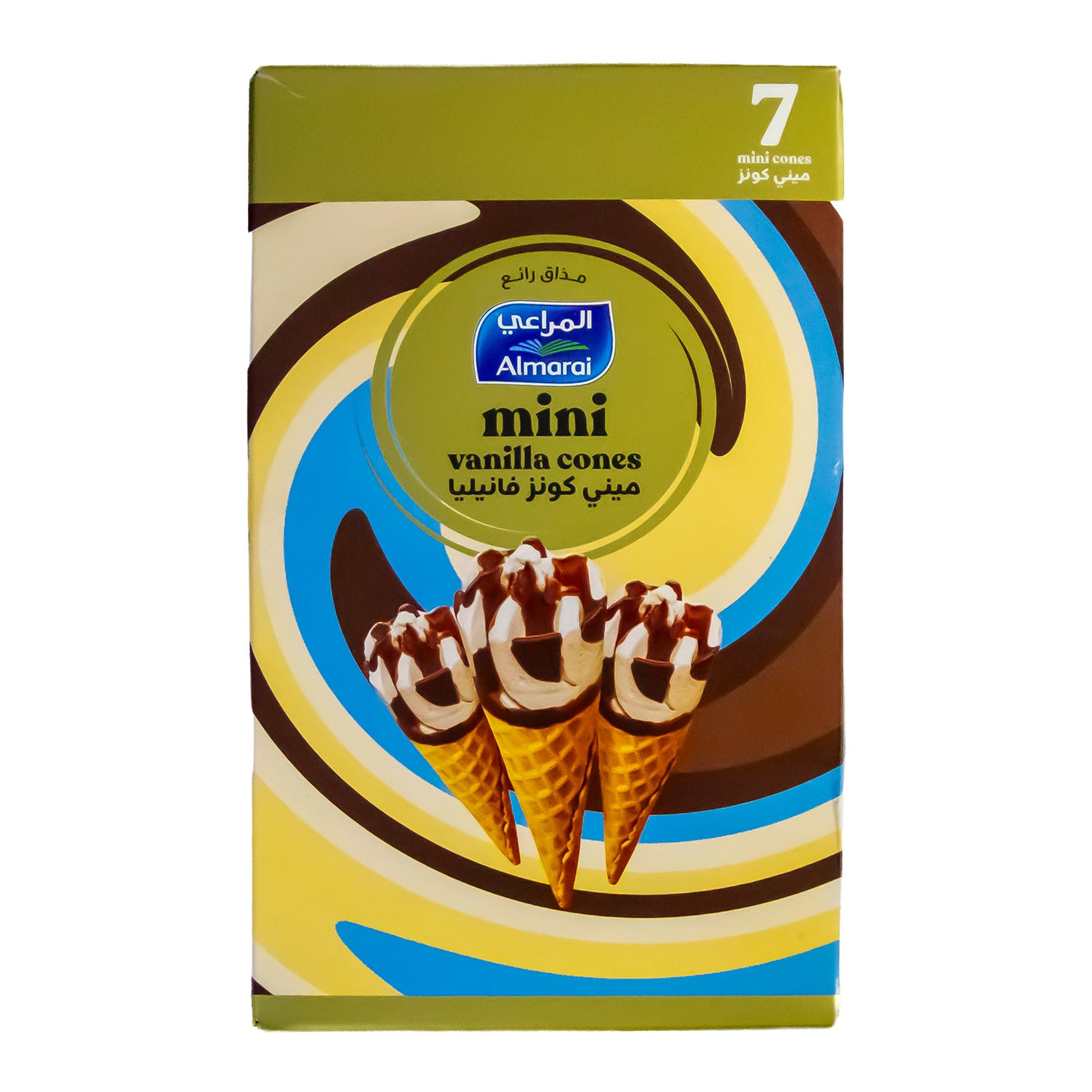 Almarai Vanilla Mini Cone Ice Cream 196ml