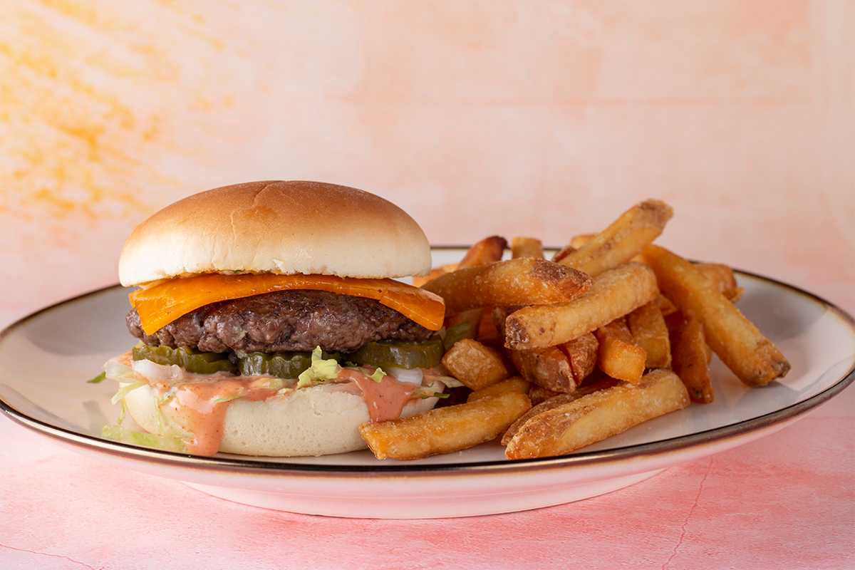 Cheese Burger & Side