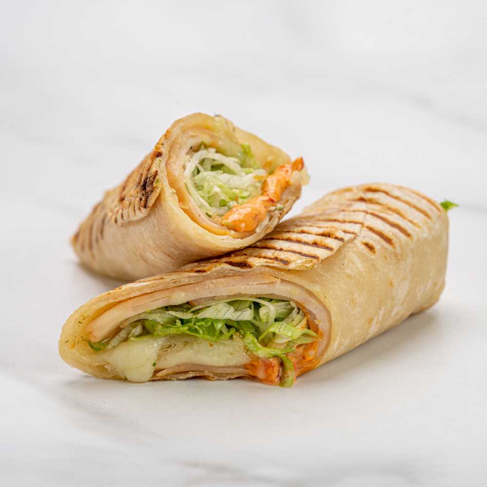 Spicy Smoked Turkey Wrap