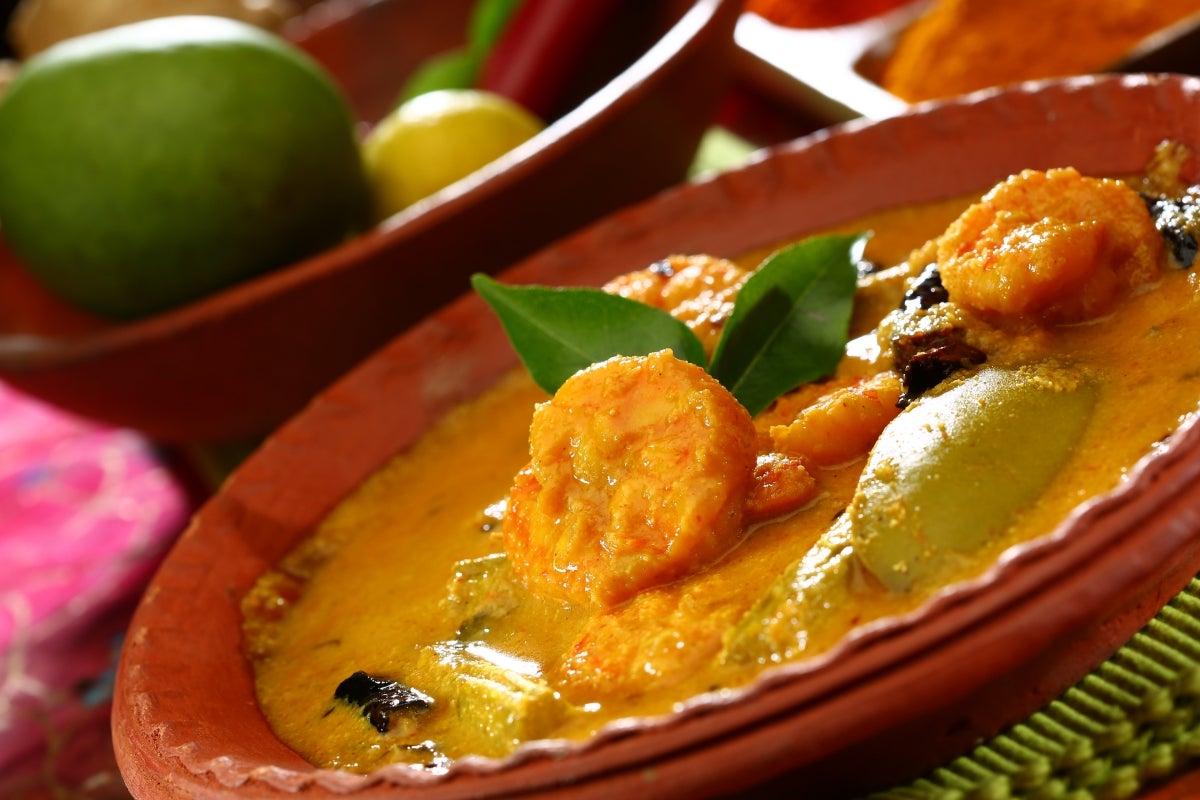 Chemmeen (Shrimps) Mango Curry