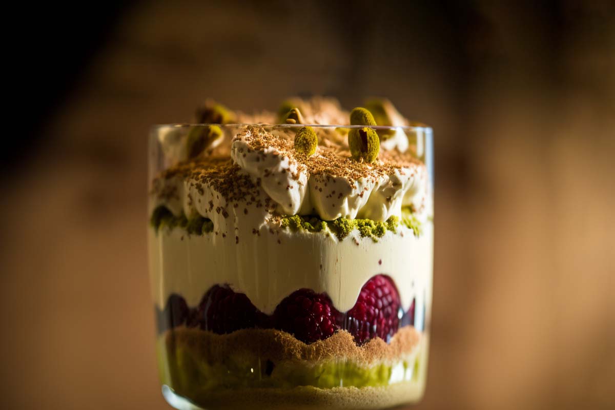 Tiramisu Pistache framboise