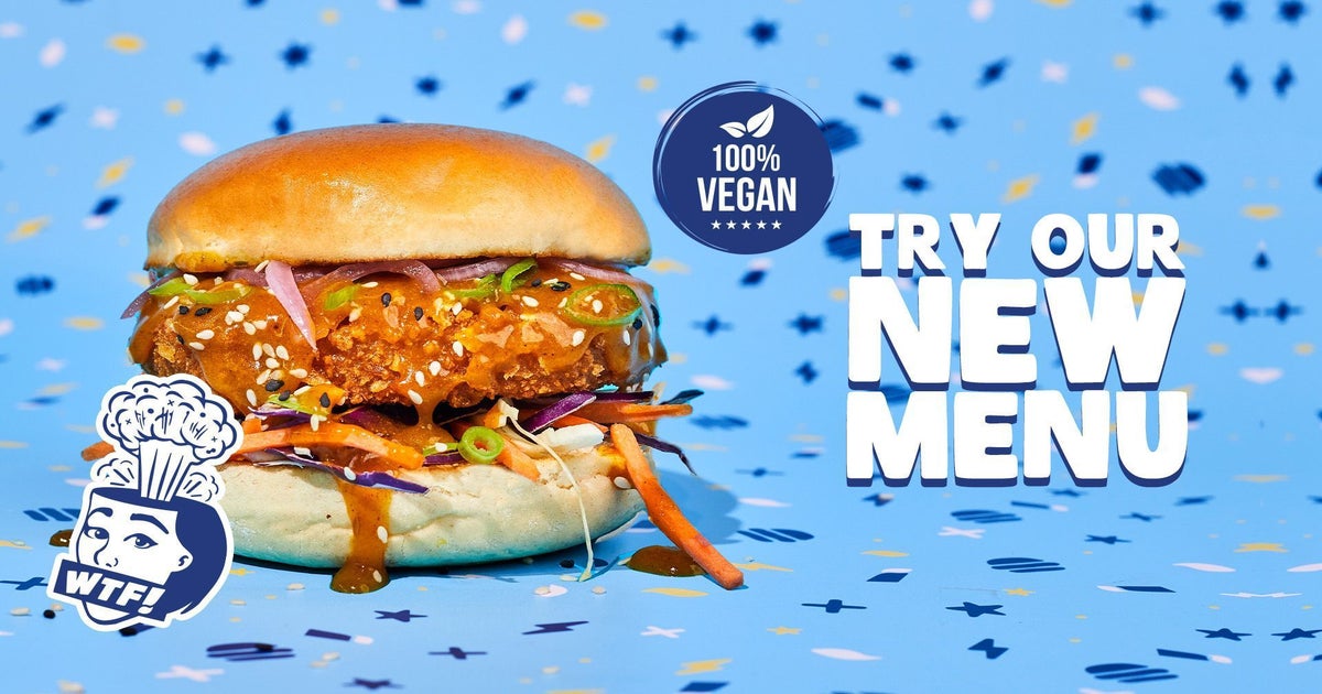 WTF! - Mind-Blowing Vegan Burgers 🌱 (Brixton) delivery from Clapham