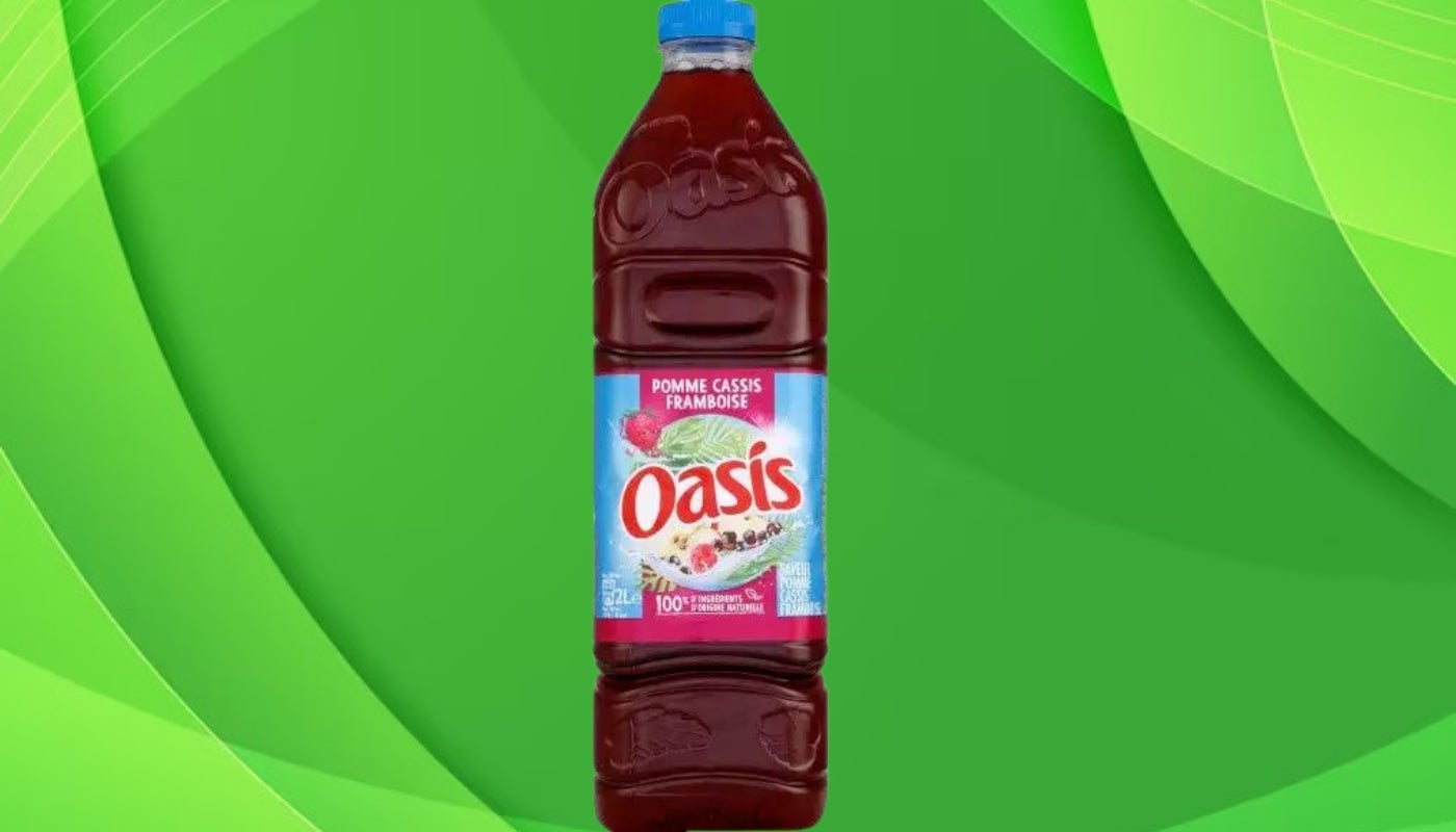 Oasis framboise pommes cassis 2l