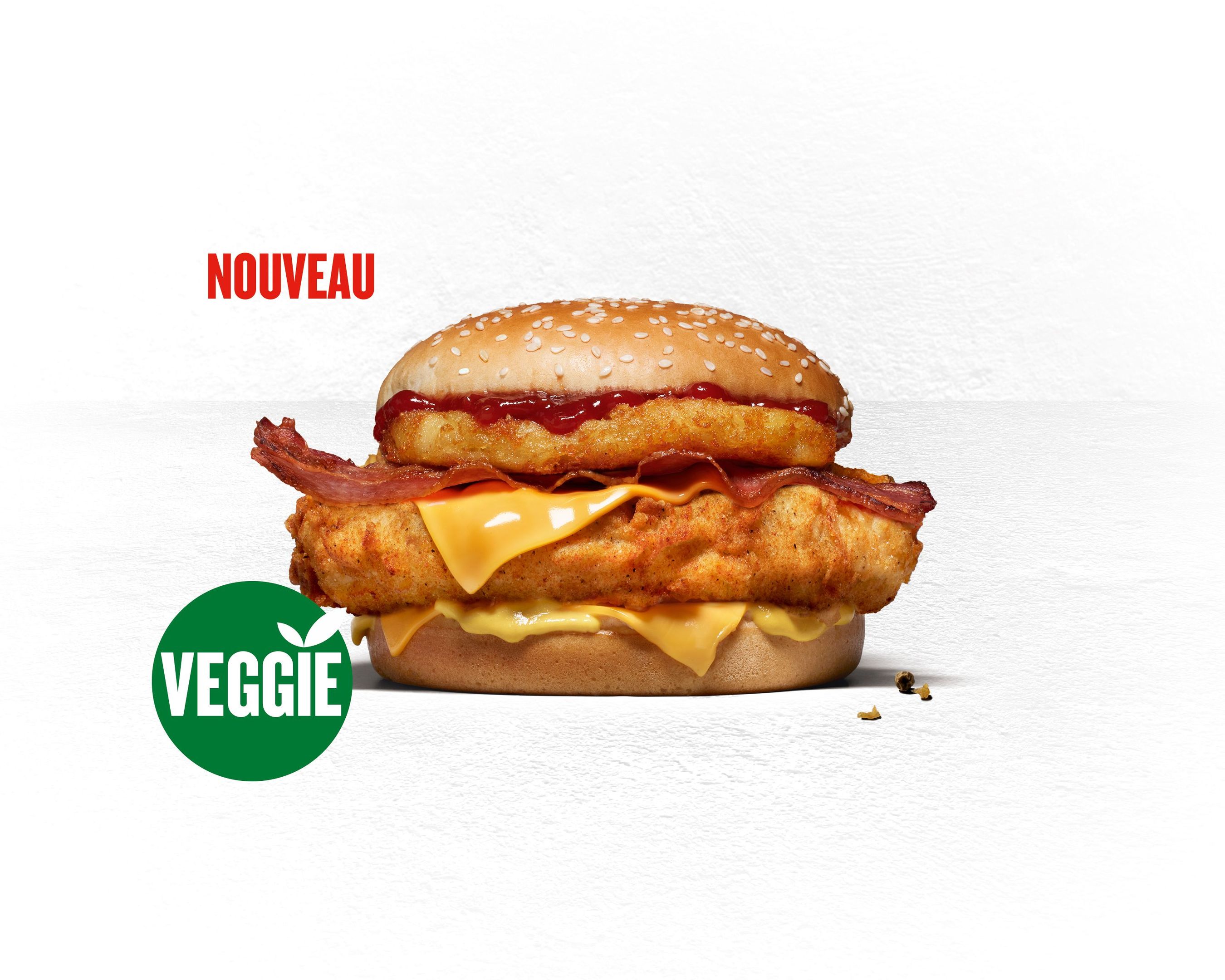 TOWER CHEESE & BACON VEGGIE