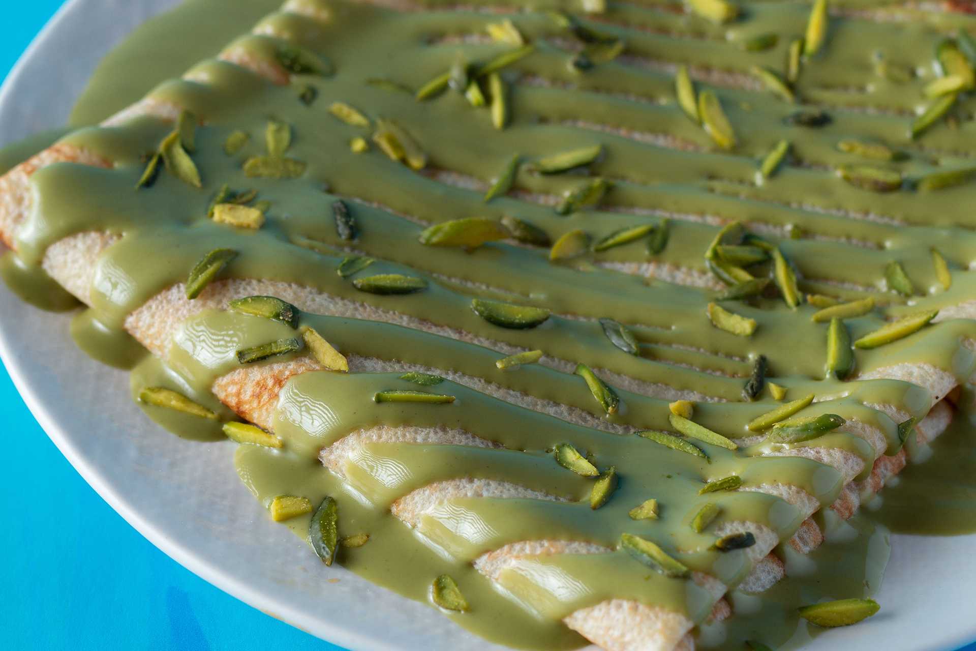 Pistachio Crepe