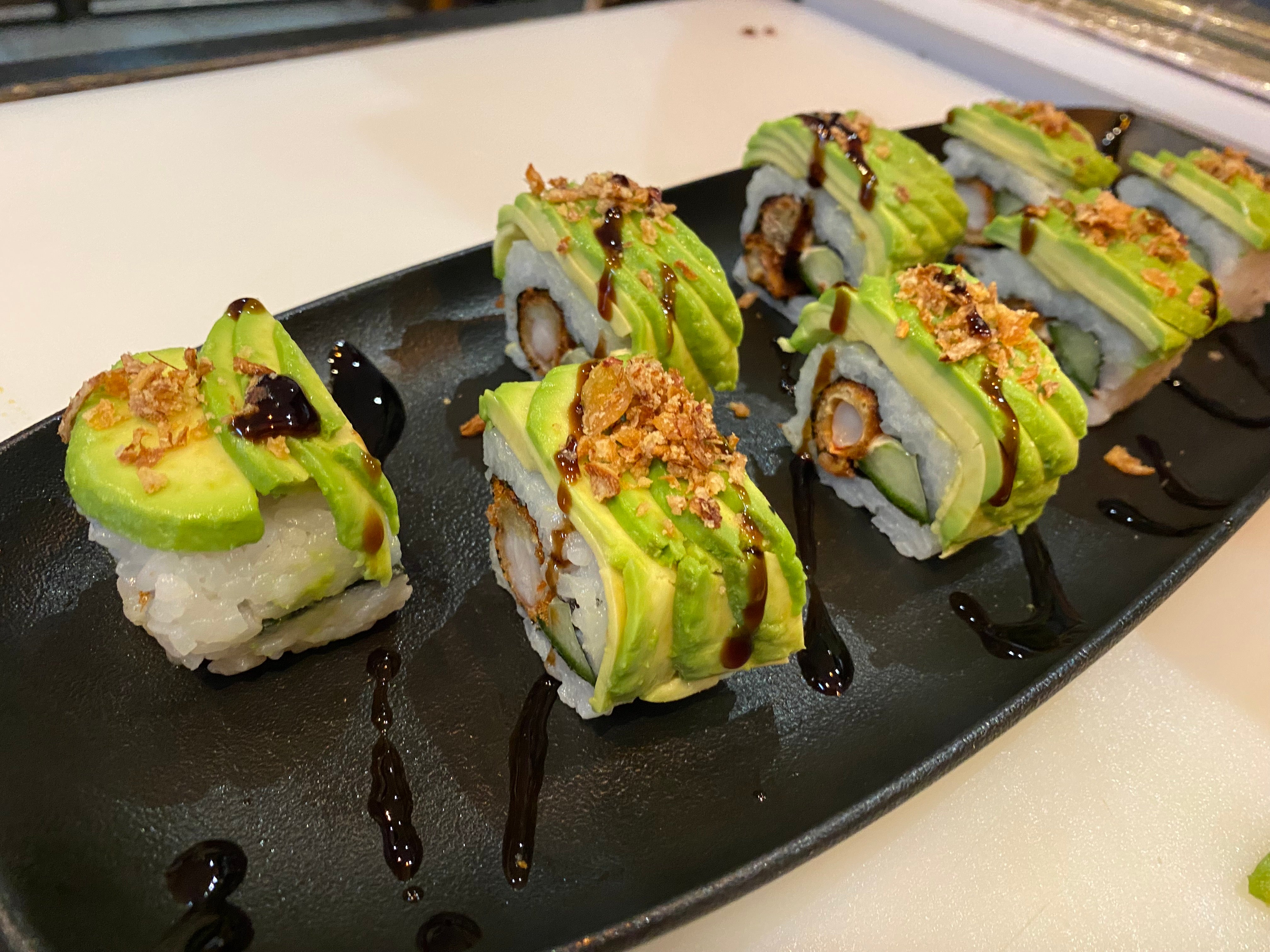 Green dragon roll x8